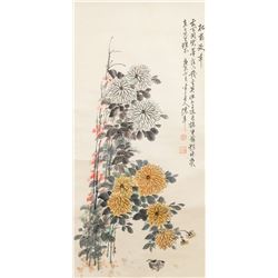 Chen Banding 1876-1966 Watercolor on Scroll