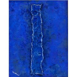 Yves Klein French Modernist Mixed Media on Canvas