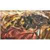 Image 1 : Signed Abstract Oil on Canvas Framed
