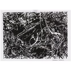 Jackson Pollock American Signed Silkscreen 24/60