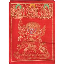 19th Century Tibetan Tanka Mahakala