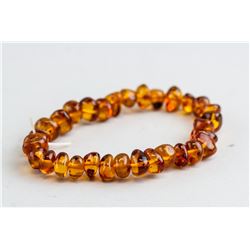 Chinese Amber Bead Bracelet