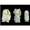 Image 1 : 3 Assorted Chinese White Jade Carved Miniatures