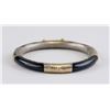 Image 1 : Chinese Gilt Black Stone Bangle
