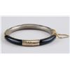 Image 2 : Chinese Gilt Black Stone Bangle