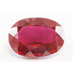 38.35ct Oval Cut Blood Red Natural Ruby GGL