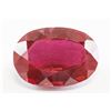 Image 1 : 38.35ct Oval Cut Blood Red Natural Ruby GGL
