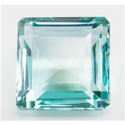 132.30ct Emerald Cut Blue Natural Aquamrine GGL