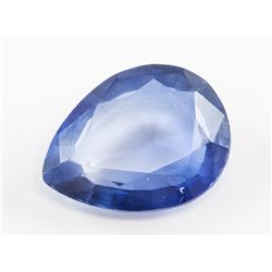 6.25ct Pear Cut Blue Kashmir Natural Sapphire GGL