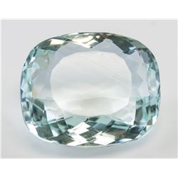 90.20ct Cushion Cut Blue Aquamarine AGSL