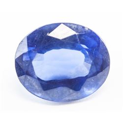 9.70ct Oval Cut Blue Natural Sapphire GGL