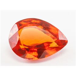 8.60ct Pear Cut Golden Natural Clinohumite GGL