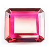 Image 1 : 98.15ct Emerald Cut Pink Lab Tourmaline GGL