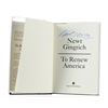 Image 2 : Signed Copy of To Renew America by Newt Gingrich