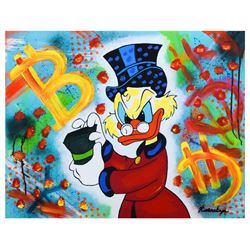 Nastya Rovenskaya- Mixed Media "Counting Money"