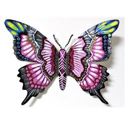 Patricia Govezensky- Original Painting on Cutout Steel "Butterfly CCXXVII"