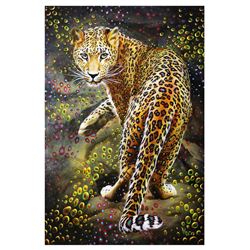 Vera V. Goncharenko- Original Giclee on Canvas "Looking For Food"