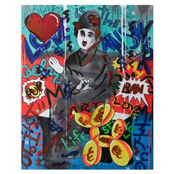 Nastya Rovenskaya- Mixed Media "His Ballon"