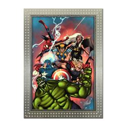 Ig Guara & Marvel Comics, "Marvel Adventures: The Avengers #36" Framed Limited Edition on Canvas fro