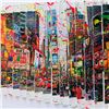 Image 3 : E.M. Zax- One-of-a-kind 3D polymorph mixed media on paper "I Love NY"