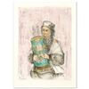 Image 1 : "Israeli Rabbi" Limited Edition Lithograph by Edna Hibel (1917-2014), Numbered and Hand Signed with 