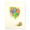 Image 1 : Itzchak Tarkay (1935-2012), Original Mixed Media Watercolor, Hand Signed with Letter of Authenticity