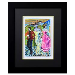 Patricia Govezensky- Original Watercolor "Friends Forever"