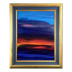 Wyland, "Water Planet 19" Hand Signed Original Painting on Canvas with Certificate of Authenticity.