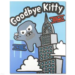  Goodbye Kitty  Limited Edition Lithograph (32.5  x 42 ) by Todd Goldman, Numbered and Hand Signed w