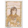 Image 1 : "Becky" Limited Edition Lithograph by Edna Hibel (1917-2014), Numbered and Hand Signed with Certific