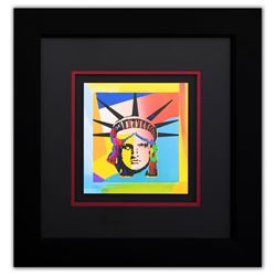 Peter Max- Original Lithograph "Liberty Head X (Mini)"