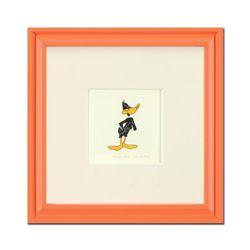 "Daffy Duck" Framed Limited Edition Etching with Hand-Tinted Color and Numbered.