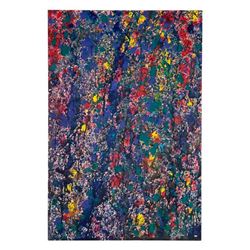 Wyland, "Colorburts 8" Hand Signed Original Painting on Board with Letter of Authenticity.