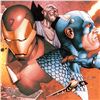 Image 2 : Stan Lee Signed, "Civil War #1" Numbered Marvel Comics Limited Edition Canvas by Steve McNiven with 