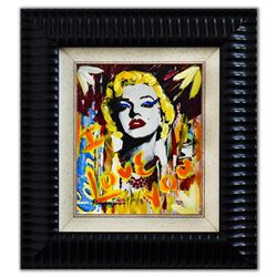 Nastya Rovenskaya- Mixed Media "Marilyn Monroe II"