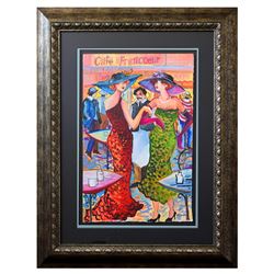 Patricia Govezensky- Original Watercolor "Anastasia & Zoey"