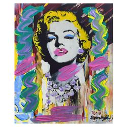 Nastya Rovenskaya- Mixed Media "Marilyn Monroe II"