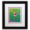 Image 1 : Peter Max- Original Mixed Media "Heart Series 2008 Ver. I #355"