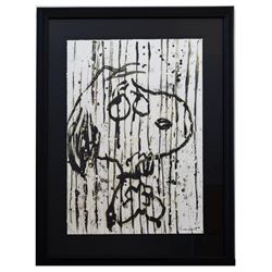 Tom Everhart- Hand Pulled Original Lithograph "Dancing In The Rain"