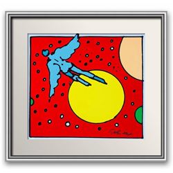 Peter Max- Original Vintage hand pulled Serigraph on paper  "Untitled"