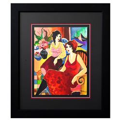 Patricia Govezensky- Original Watercolor "Sabrina & Tania"