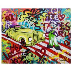 Nastya Rovenskaya- Mixed Media "About To Drive"