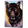 Image 2 : "Black Phase Leopard" Limited Edition Giclee on Canvas by Martin Katon, Numbered and Hand Signed. Th
