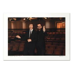 Rob Shanahan, "Paul McCartney & Ringo Starr" Hand Signed Limited Edition Giclee with Certificate of 