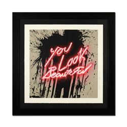 Mr. Brainwash, "You Look Beautiful" Framed Limited Edition Silkscreen, Hand Signed and PP Numbered 3