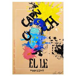 Shani Moyal- Original Mixed Media "Cap'n Crunch"