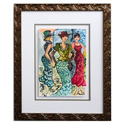 Patricia Govezensky- Original Watercolor "Forever Friends"