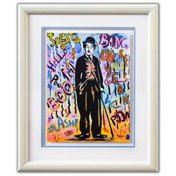 Nastya Rovenskaya- Original Mixed Media on Paper "Chaplin"