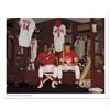 Image 1 : "Pete Rose & Morgan in Clubhouse" Archival Photograph Autographed by Pete Rose and Joe Morgan. Inclu