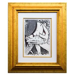 David Willardson- Serigraph on Wove Paper "Having a Little Look See"